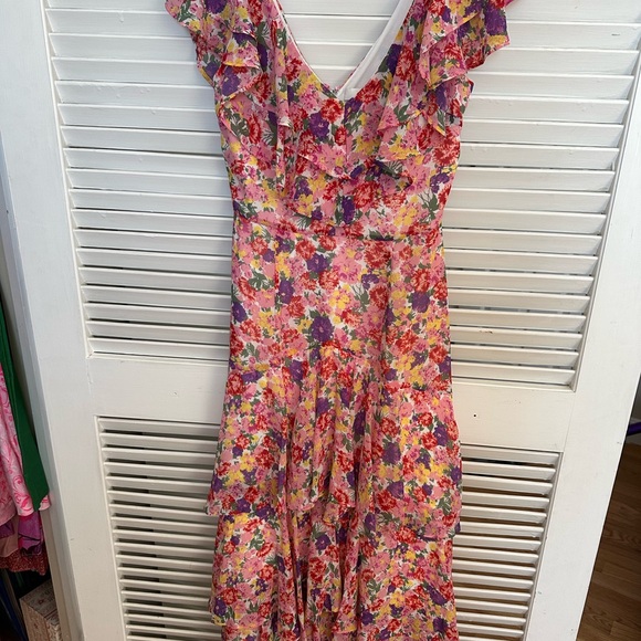 Wayf Floral Ruffle Maxi Dress - Picture 1 of 3